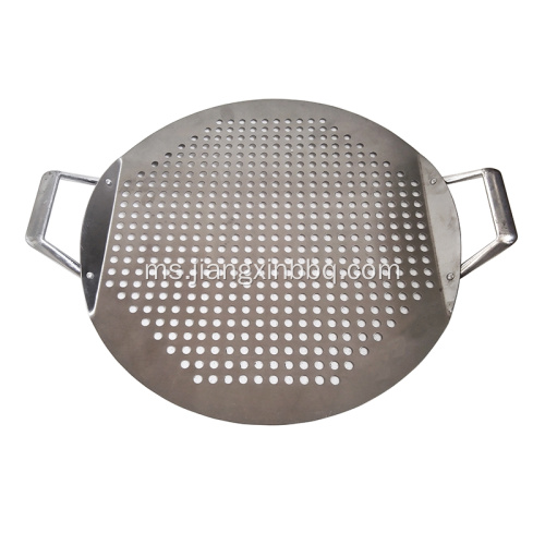 Pan Pizza Stainless Steel dengan Pemegang